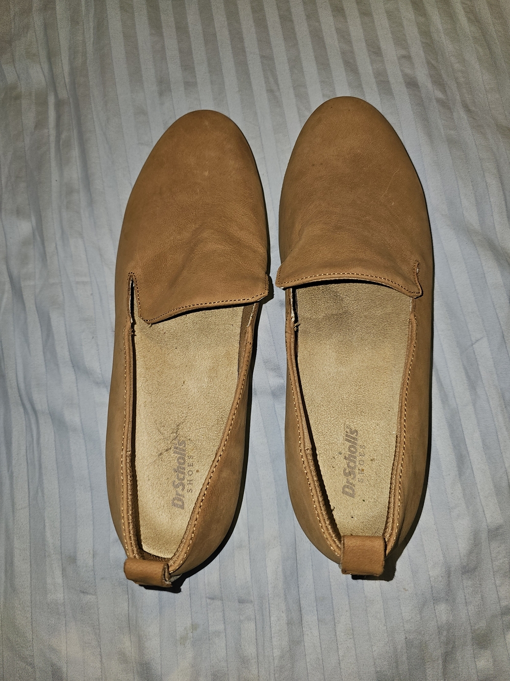 Dr. Scholl's Women's Tan Slip-On Loafers